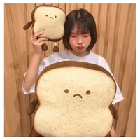 emotional bread toast plush pillow happy angry cartoon with legs s xl snack decor food pillow
