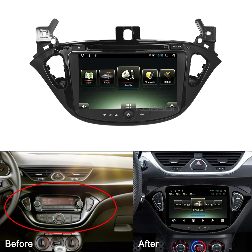Автомобильный мультимедийный плеер Koason Android стерео система для Opel Corsa Astra Vectra 7/8