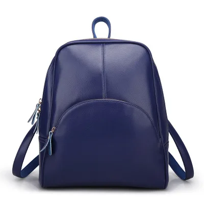 

New fashion leather backpack women's casual backpack women travel Joker bag