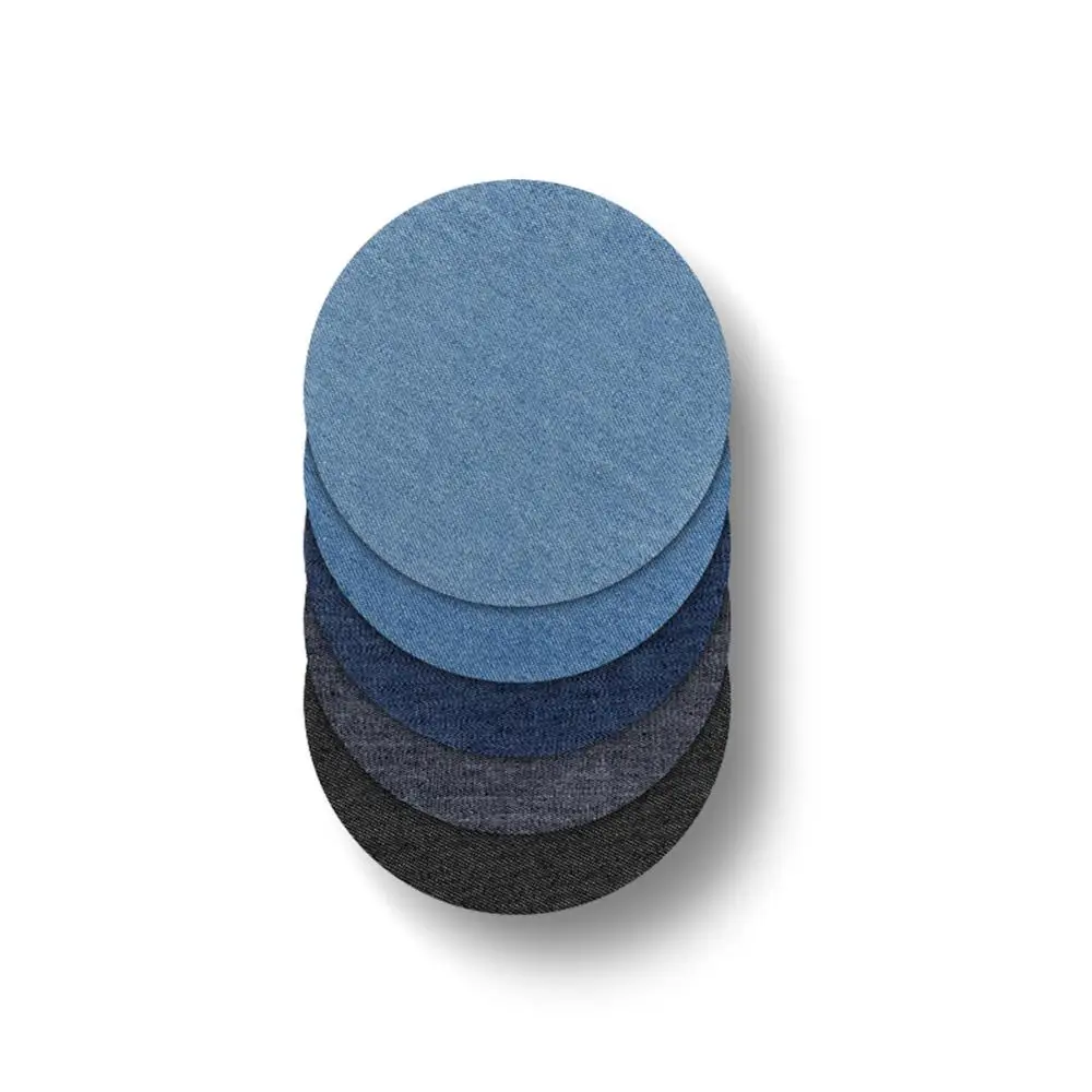 Комплект из 2 предметов денима с заплатками тепла снимаемые прикрепляемые при