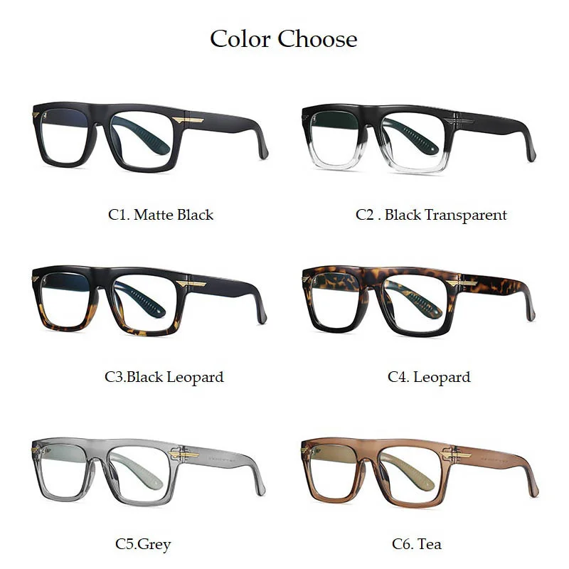 Брендовые винтажные очки с квадратными прозрачными линзами Известный Дизайн