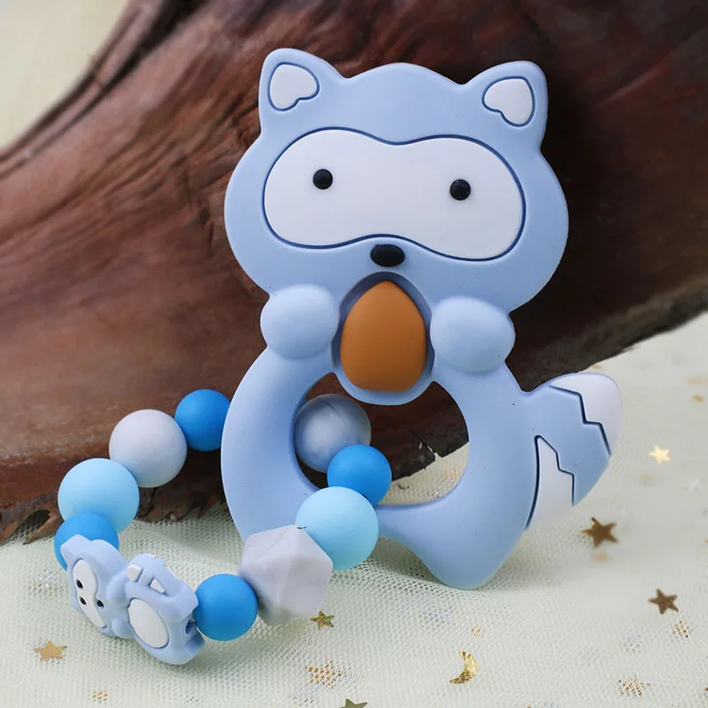 Детское Силиконовое кольцо-погремушка | Мать и ребенок