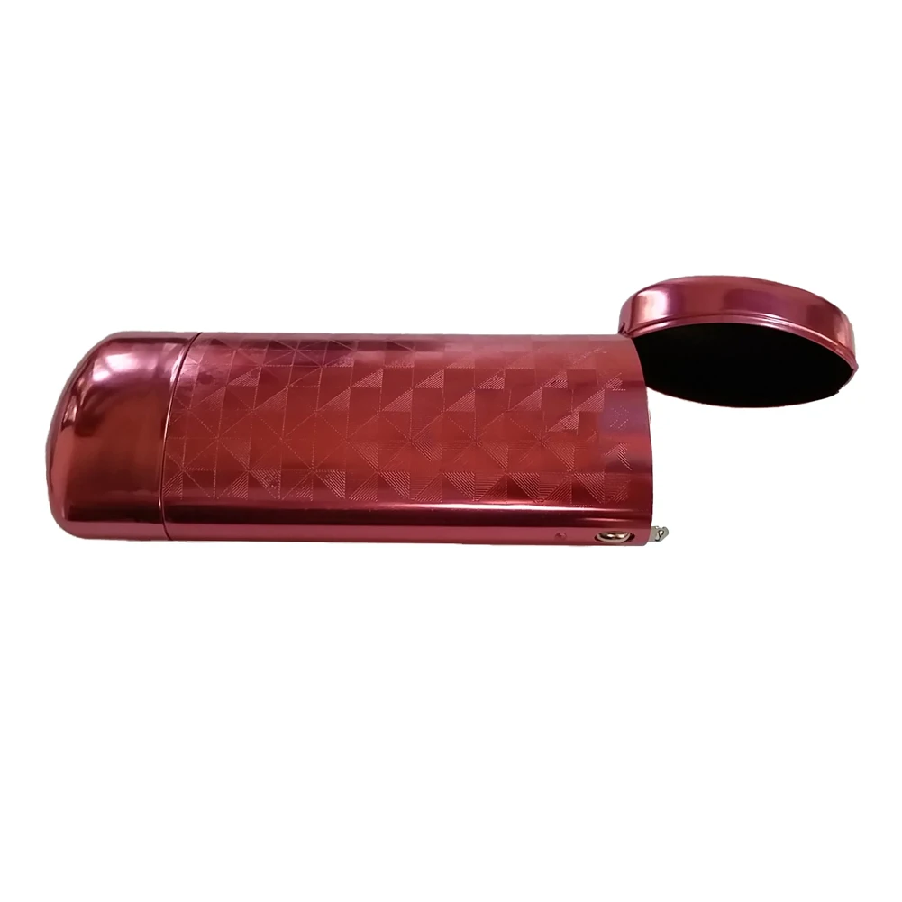 Чехлы для очков с выгравированным рисунком Портативные модные алюминиевые