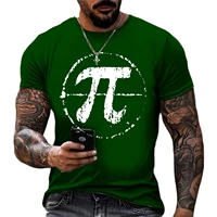 personality mathematics symbol t shirt 3d print short sleeve t shirt cool clothes