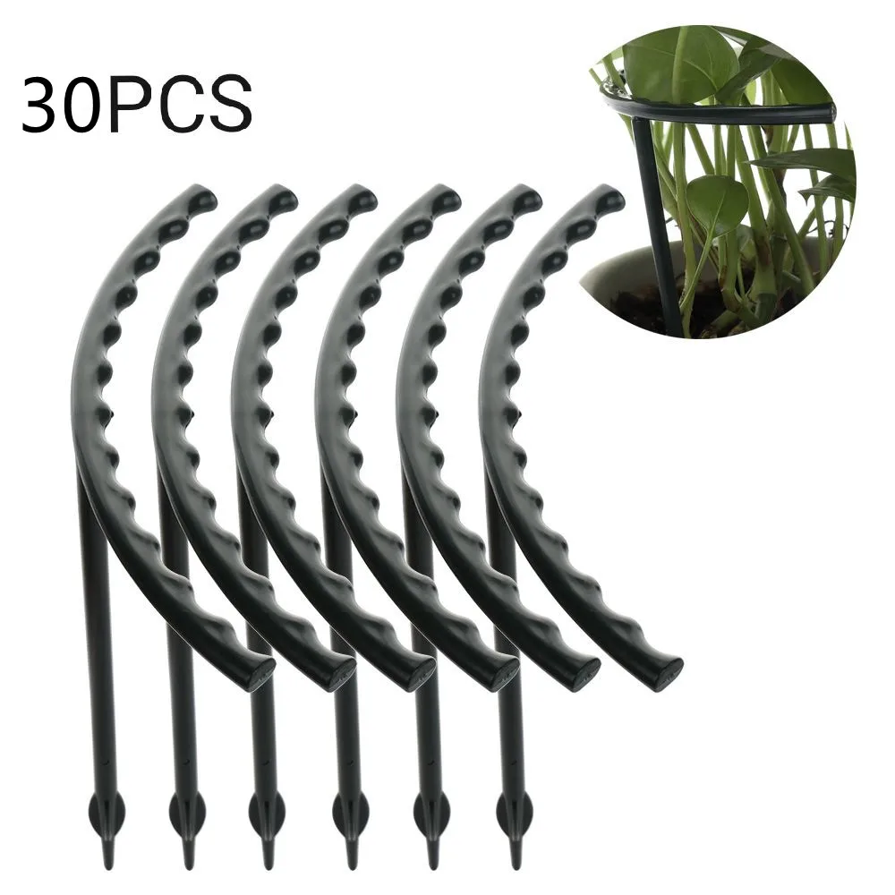 

6pcs 30pcs Plant Support Rings Vine Climbing Rack Durable Vegetable Plant Support Cage Potted Plant Trellis Bracket Garden Tools