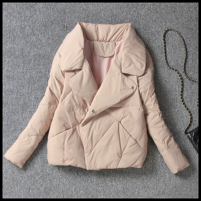 

short female Korean, autumn-winter, 90%, white duck down, coat, women's down jacket, 2020, chaqueta Mujer