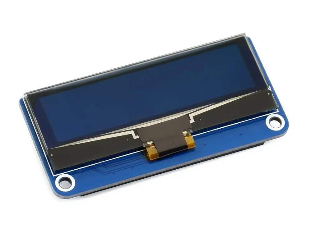 Дисплей Waveshare OLED 2 23 дюйма шляпа для Raspberry Pi 128 × 32 пикселя интерфейс SPI/I2C |