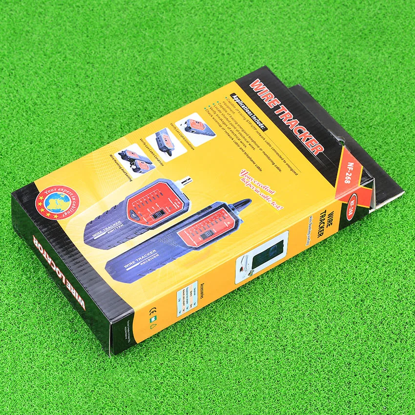 

Wire Tracker Tester NF-268 Anti-jamming Network Cable Tester Tracer Errors locator RJ11 BNC RJ45 Cable Fiber Tester Tool