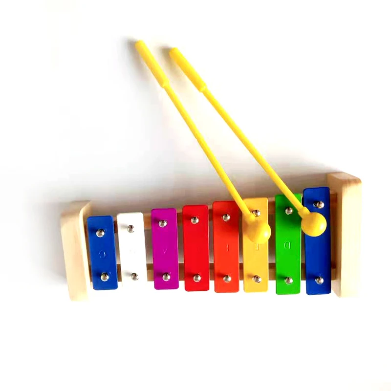 8 клавишных ксилофона Детские Музыкальные инструменты ноксы на пианино