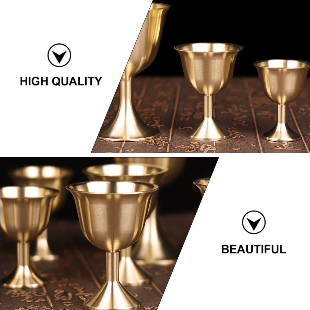 2 шт. благоприятный украшением в виде банта из латуни Причастие чаша чашка