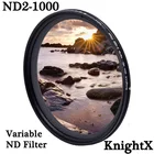 Фейдер KnightX ND2 к ND1000, переменный ND-фильтр, настраиваемый для canon, nikon, 49 мм, 52 мм, 55 мм, 58 мм, 62 мм, 67 мм, 72 мм, 77 мм, аксессуары