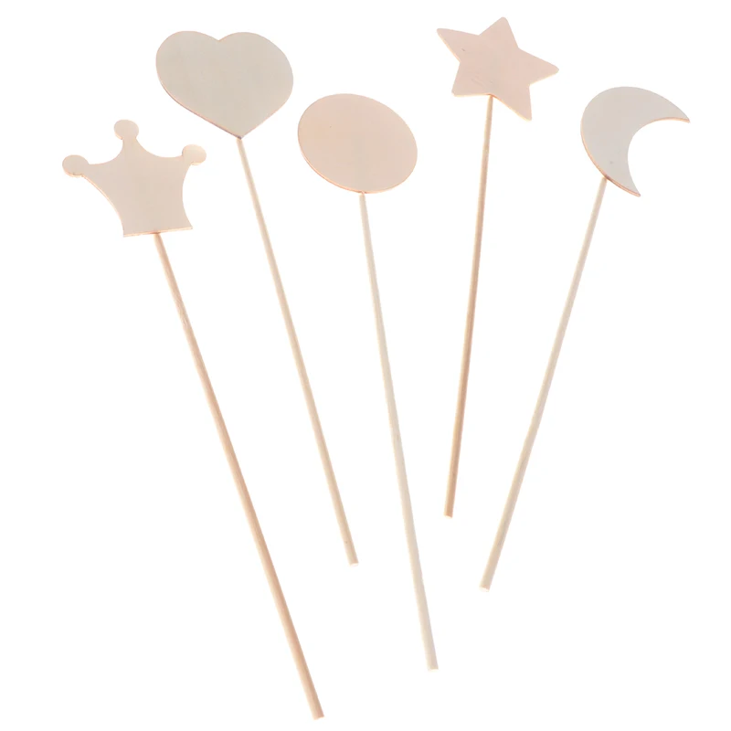 1 шт. детская принцесса для девочек DIY Ручная роспись Деревянная волшебная