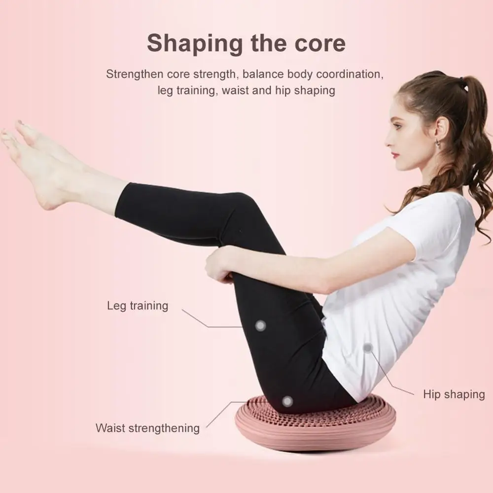 

Massager Yoga Mat Sport Cushion Mat Non-slip Balancing Wheel Cushiest Pad Riot Thickening Yoga Balance Mat Yoga Equipment