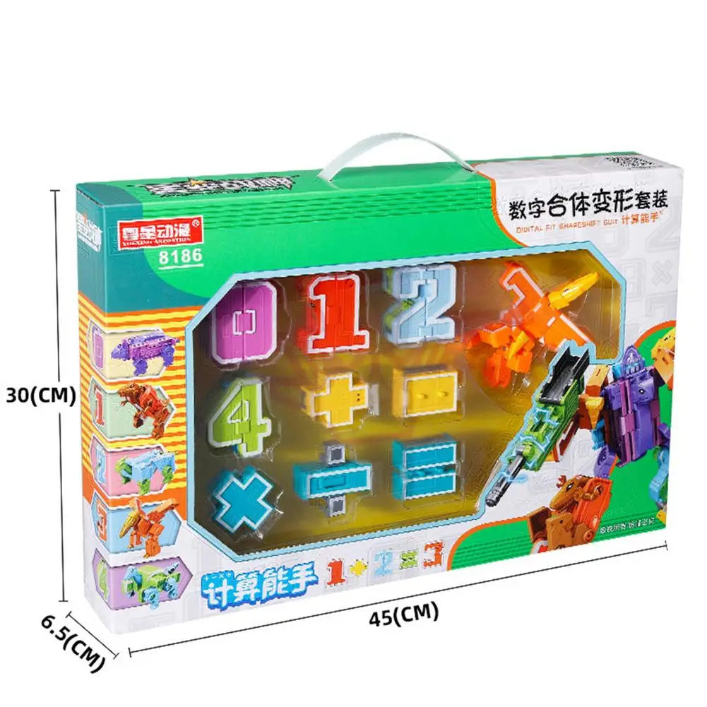 

Newborn Baby Building Blocks Bricks Toy Montessori Figure Dinosaur Robot Building Education Toys for Children Christmas Gifts