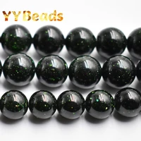 aaa natural green sandstone beads smooth loose spacer beads 4 6 8 10 12mm for jewelry making diy charms bracelets necklace 15
