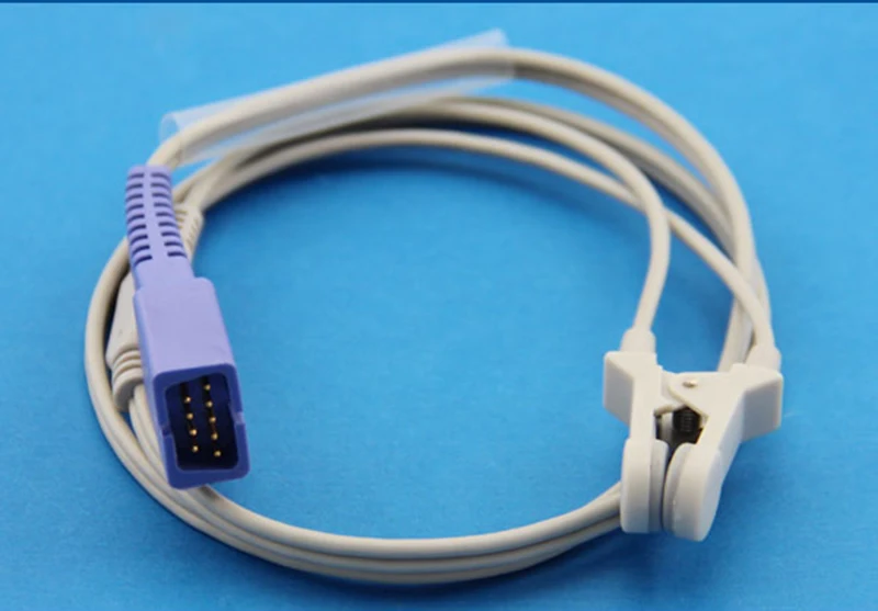 Зажим для ушей Nellcor датчик SpO2 взрослых Oximax 1 м/3 фута 9 контактов бесплатная