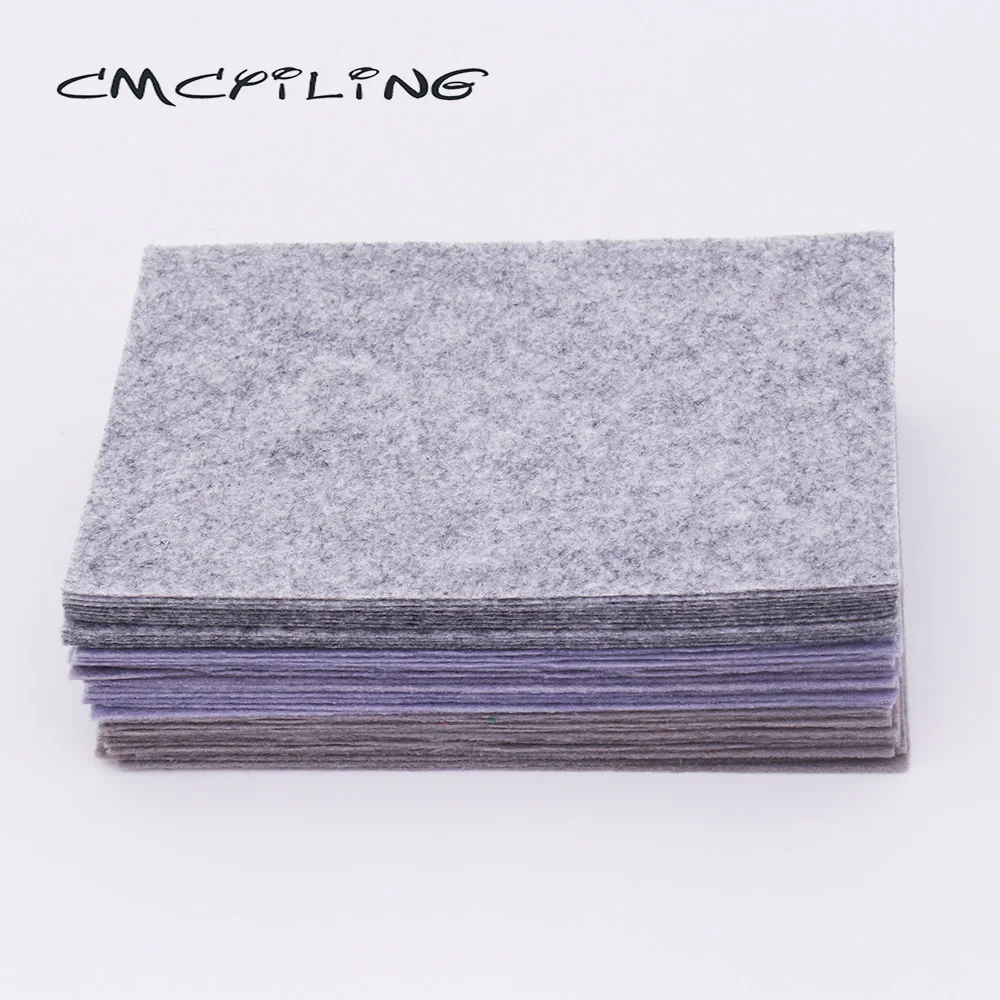 CMCYILING 40 шт./лот 10*15 см войлочная ткань толщина 1 мм полиэфирная для рукоделия шитья
