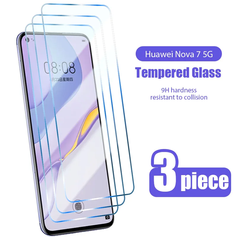 

3PCS Tempered Glass For huawei p20 p30 p40 pro max Screen Protector for huawei p smart 2019 2020 p smart s phone glass