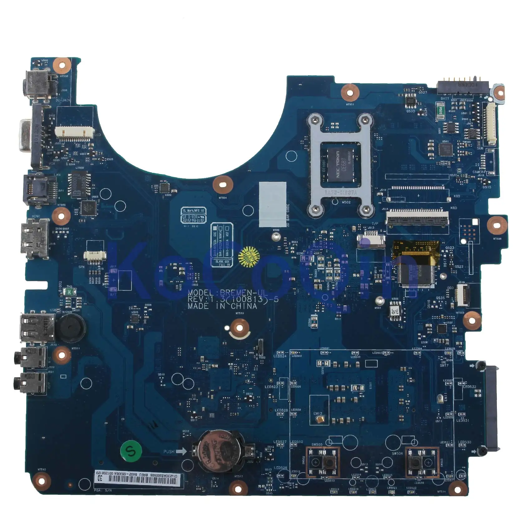 KoCoQin материнская плата для ноутбука SUNSUNG NP-R530 R530 материнская плата BA41-01223A BA92-06336A GM45
