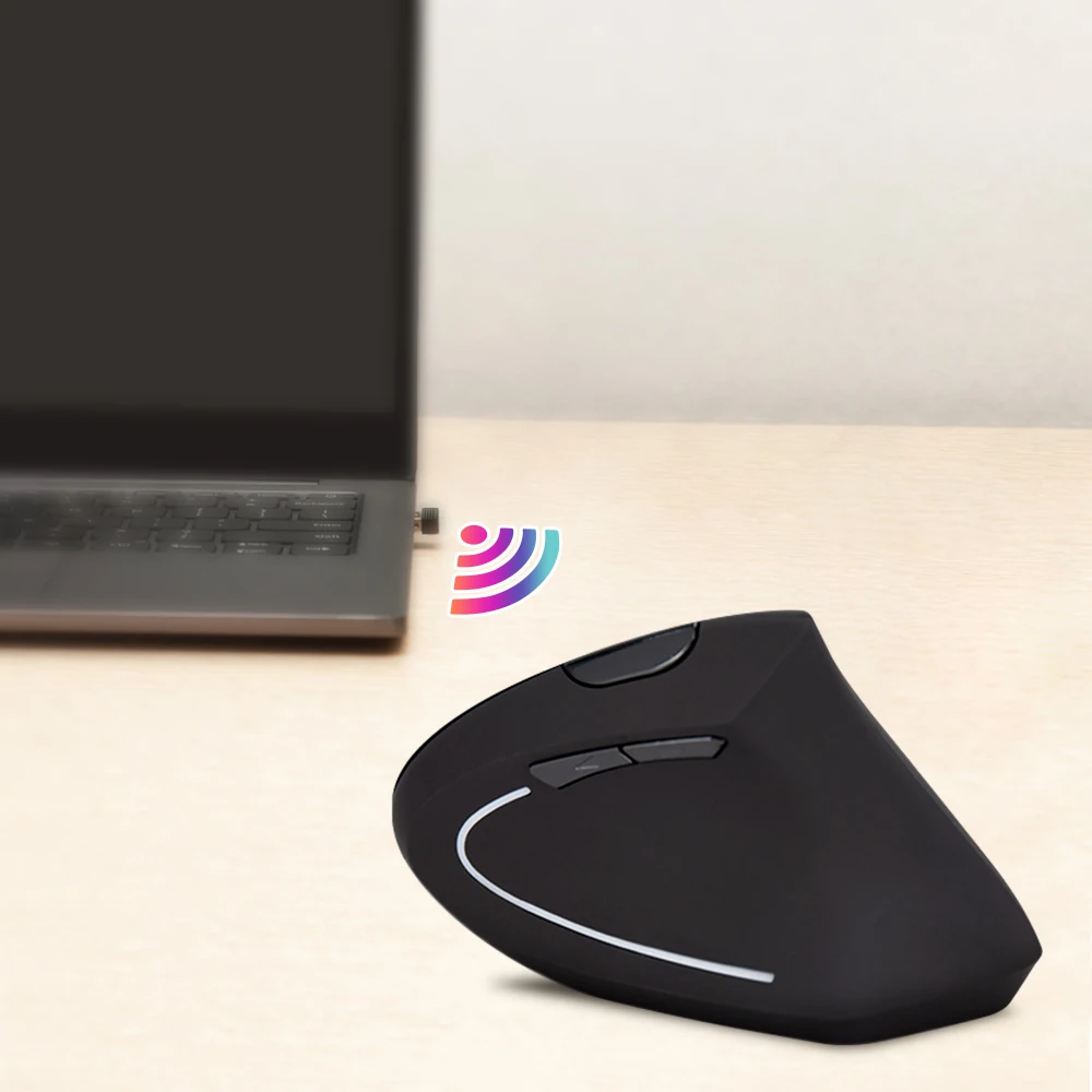 

Wireless Mouse Vertical Gaming Mouse USB Computer Mice Ergonomic Desktop Upright Mouse 1600DPI for PC Laptop Office Home