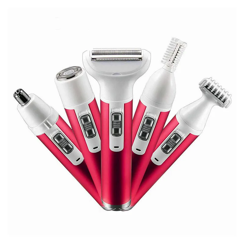 Женский эпилятор 5 в 1 Триммер для бровей Женская бритва удаления волос машинка