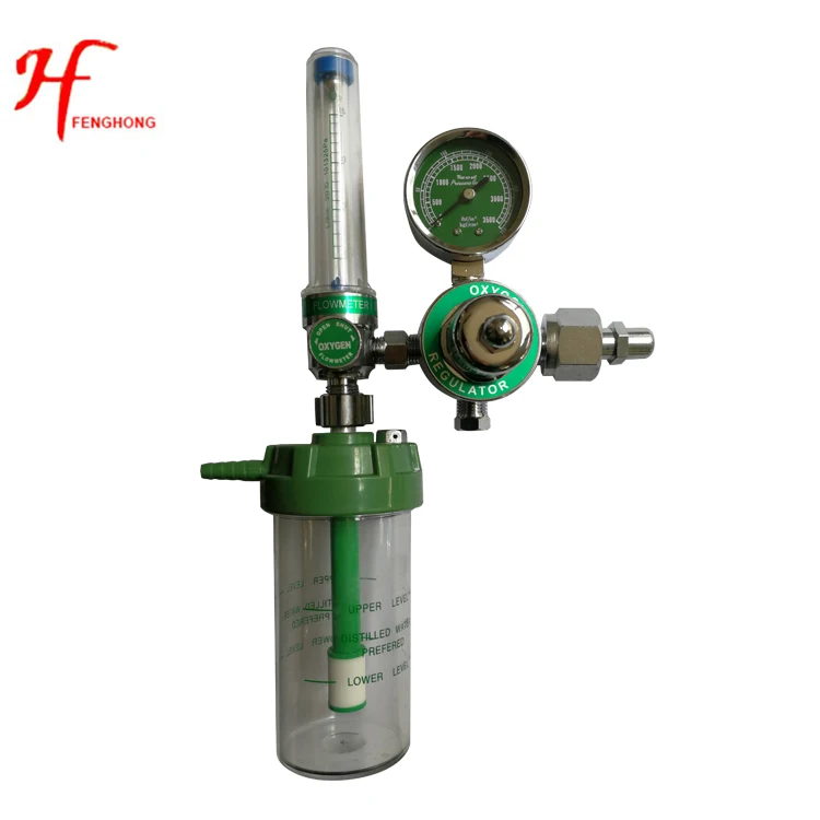 

Manufacturer Ningbo Zhejiang Medical oxygen regulator with humidifier use in hospital