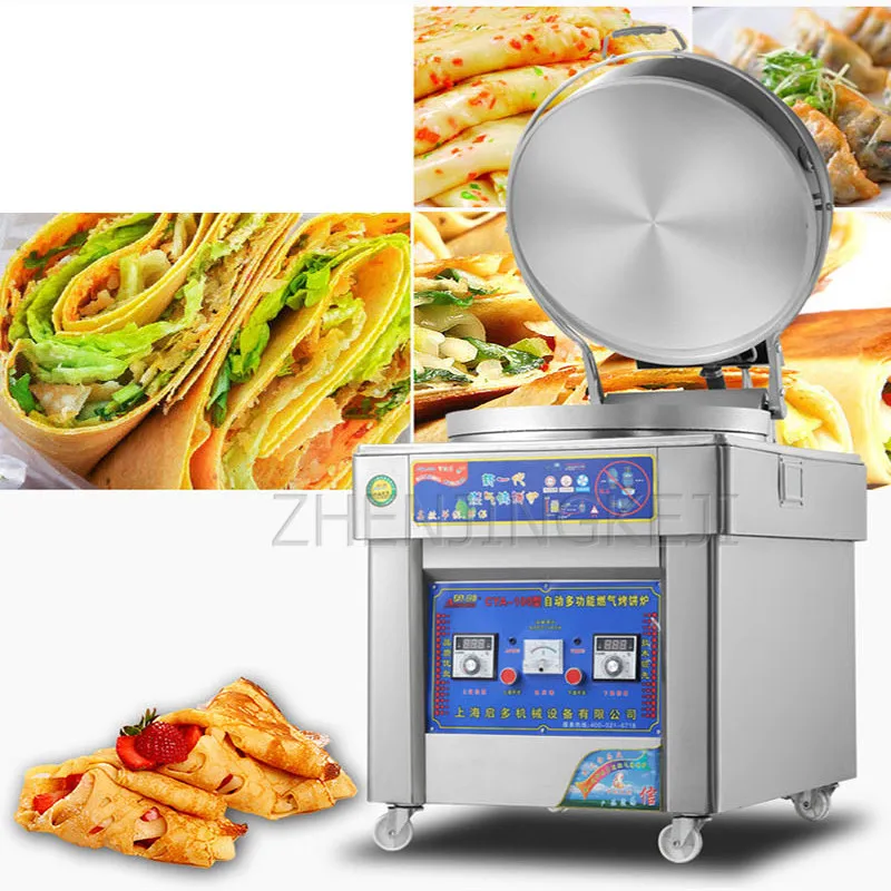 

Коммерческая газовая электрическая сковорода для выпечки, машина для приготовления оладий и сковородок, контроль температуры, автоматичес...