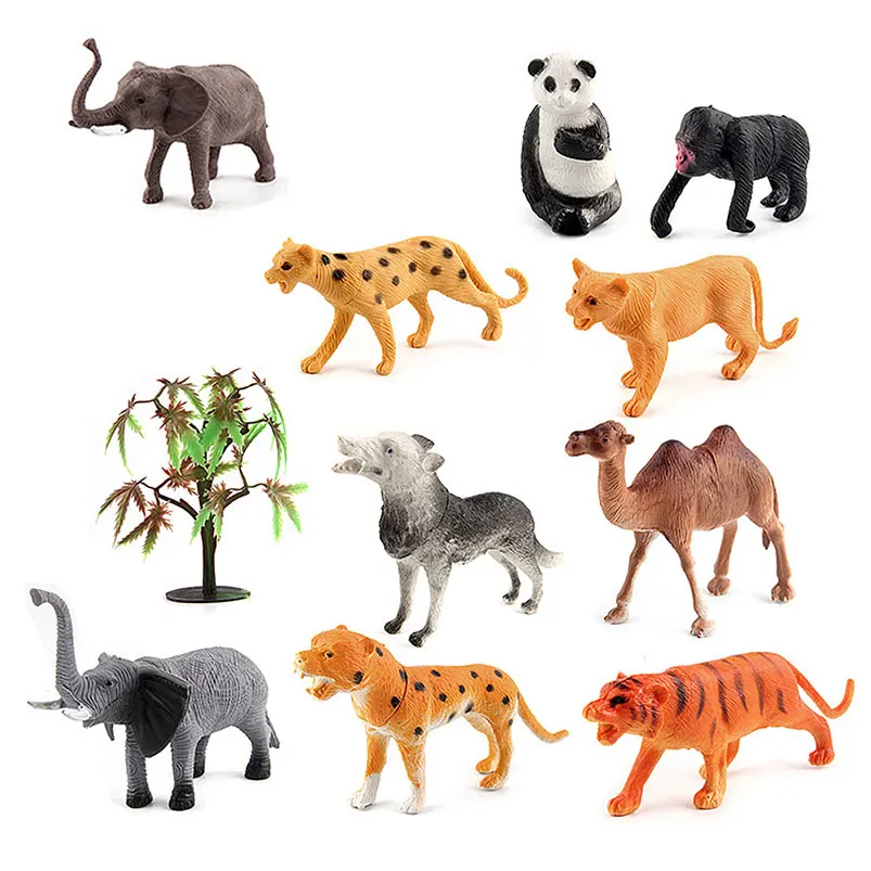 12pcs Set Kids Toy Lifelike Miniature Cartoon Wild Animal World Figures Assorted Model Kingdom Zoo Collection Mobile Phone Cases | Мобильные