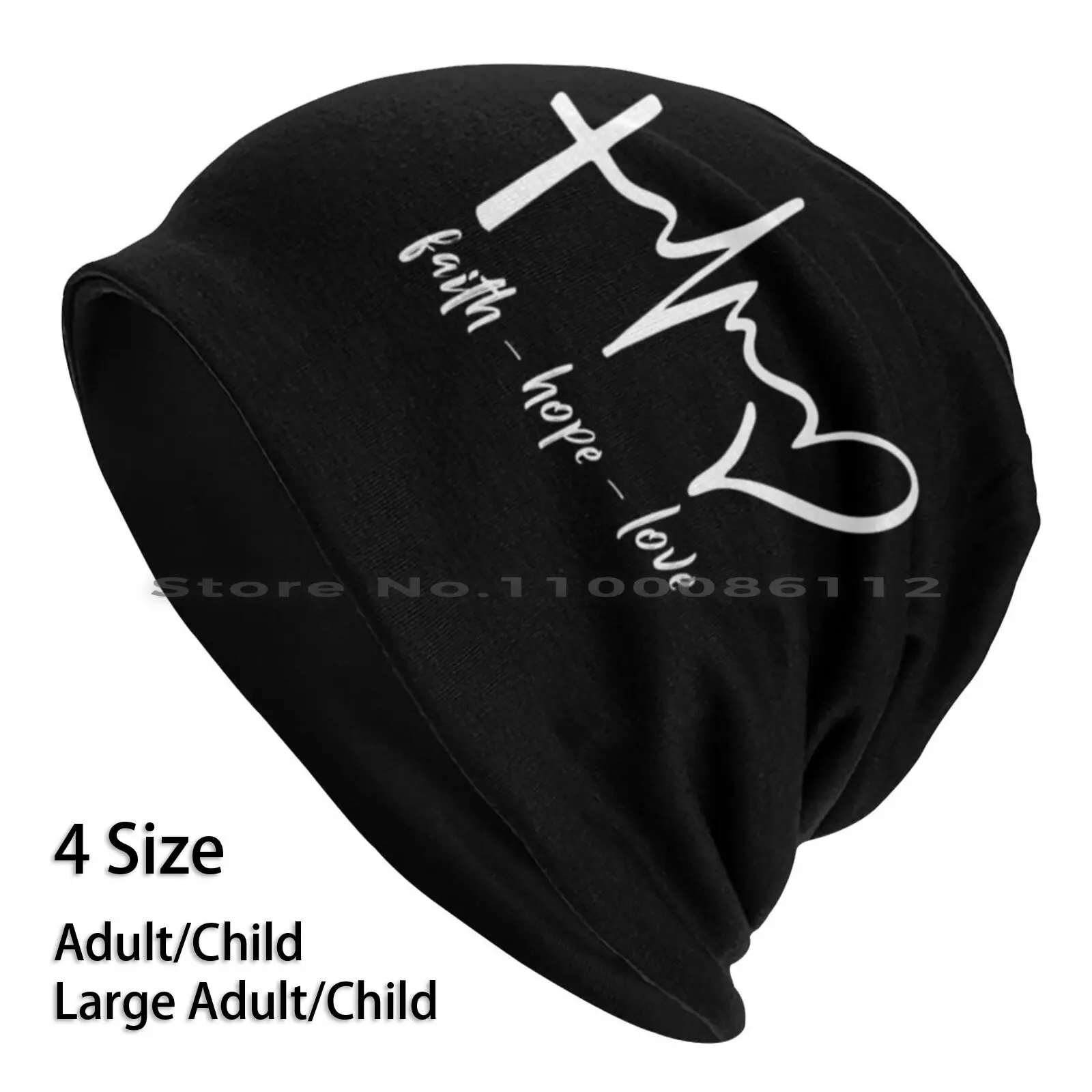 

Faith-Hope-Love Beanies Knit Hat Faith Love Jesus Gospel Christian Beliver The Bible Holy Bible Kids Bible Bible Sleep Bible