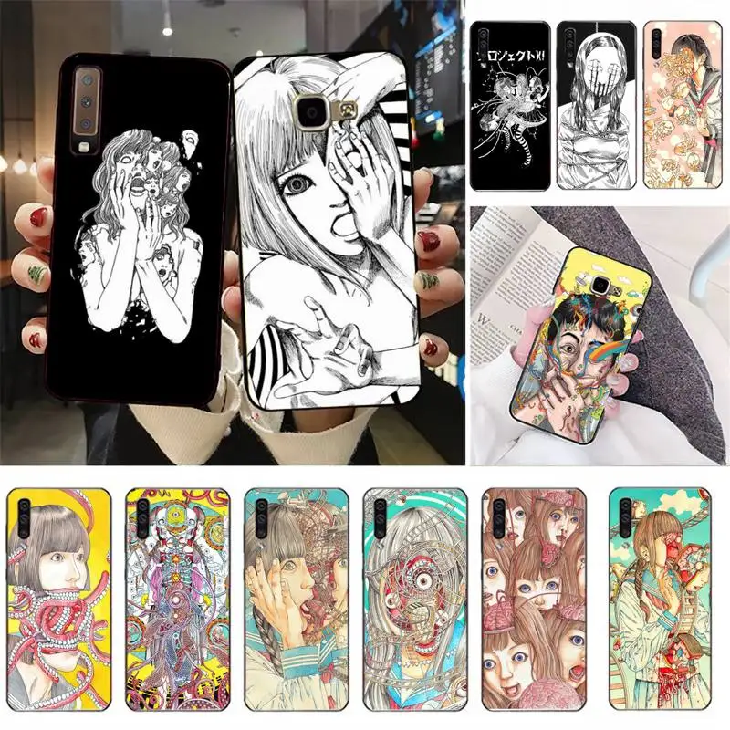 

YNDFCNB Shintaro kago Horror cartoons Phone Case for Samsung Galaxy A6 plus A51 30s 21S A10 70 40 Fundas Coque