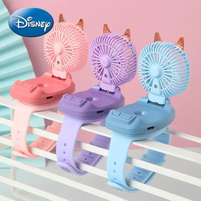 

Disney Watch Small Fan Female Children's Mini Charging Portable Small Wind College Students Mute and Cute Handheld Portable