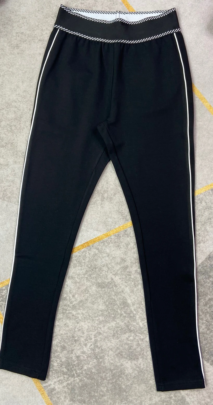 

Leggings Spring Autumn Designer Clothes Fashion Letter High Waist Sport Slim Leggings Women