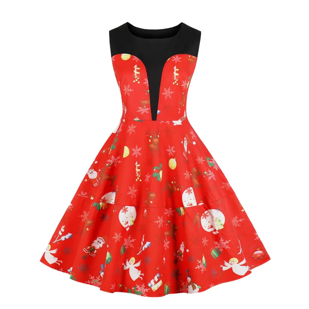 Женское платье в винтажном стиле без рукавов богемном на кухне вечернее Вечерние