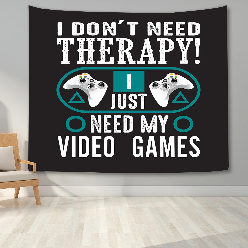 Игровой контроллер гобелен украшения дома видео игры настенное одеяло спальня