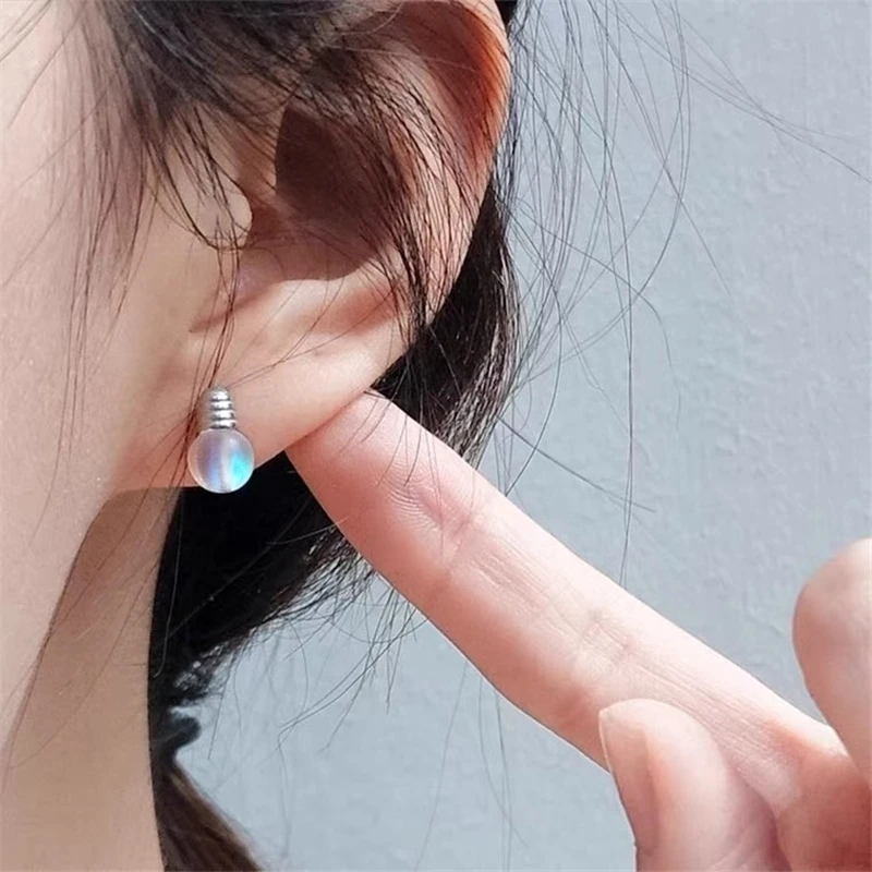 

YIDALU Fashion Cute Lamp bulb Earrings Set Pavé Women Nice Wedding Jewelry Accessories Brincos Gift for women