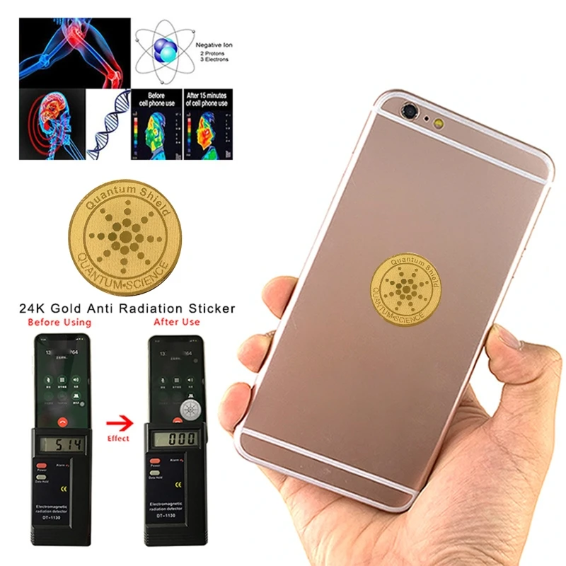 

10pcs Energy Anti Radiation Shield EMF Protection Mobile Cell Phone Stickers EMR WXTB