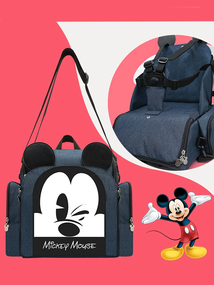 

Disney Chiar Diaper Bag Waterproof Backpack Mommy Multifunction Baby Bags For Mom Colorful Baby Bag Stroller New