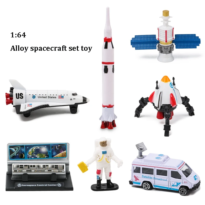 1:64 космическая модель игрушечный набор самолет ракета детский автомобиль