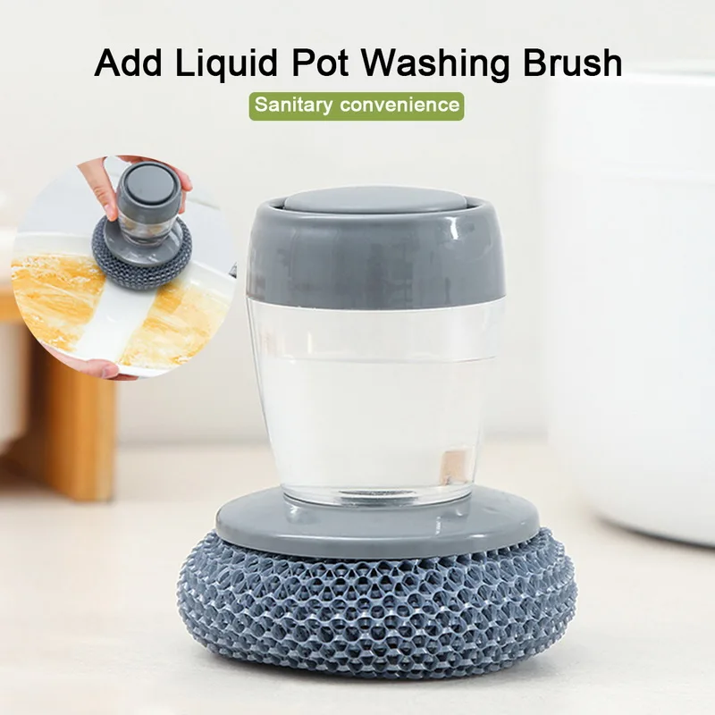 Кухня мыла распределяя щётка наладонник скруббер отмыть Инструмент Держатель