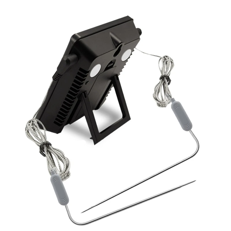 Двойной зонд цифровой термометр для приготовления мяса большой ЖК дисплей