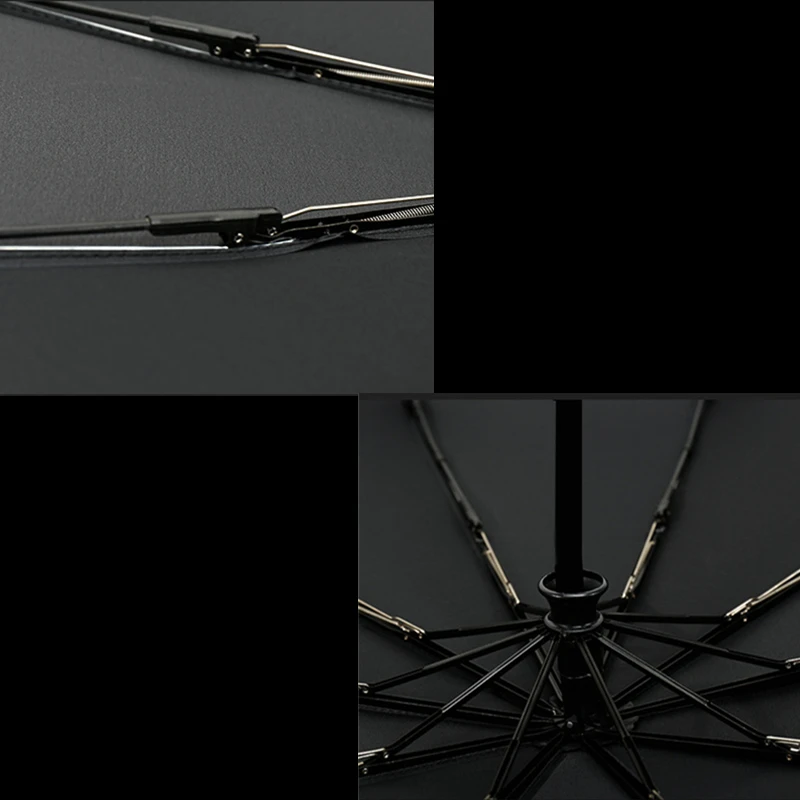 

Wind Resistant Three Folding Automatic Umbrella Rain Women Auto Luxury Big Windproof Umbrellas Men Frame Windproof 10K Parasol