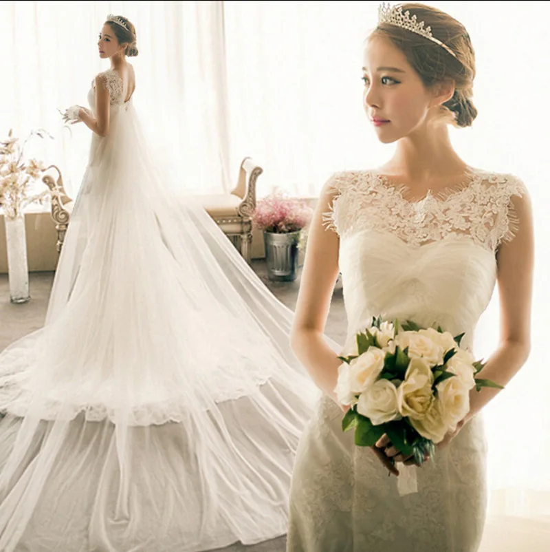 Новые изысканные кружева аппликация без рукавов спинки свадебное платье-бохо