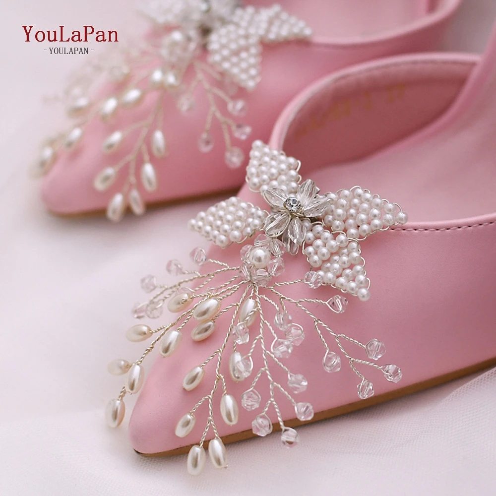 TOPQUEEN/Женская обувь из 2 предметов Туфли на высоком каблуке с украшением жемчуга и