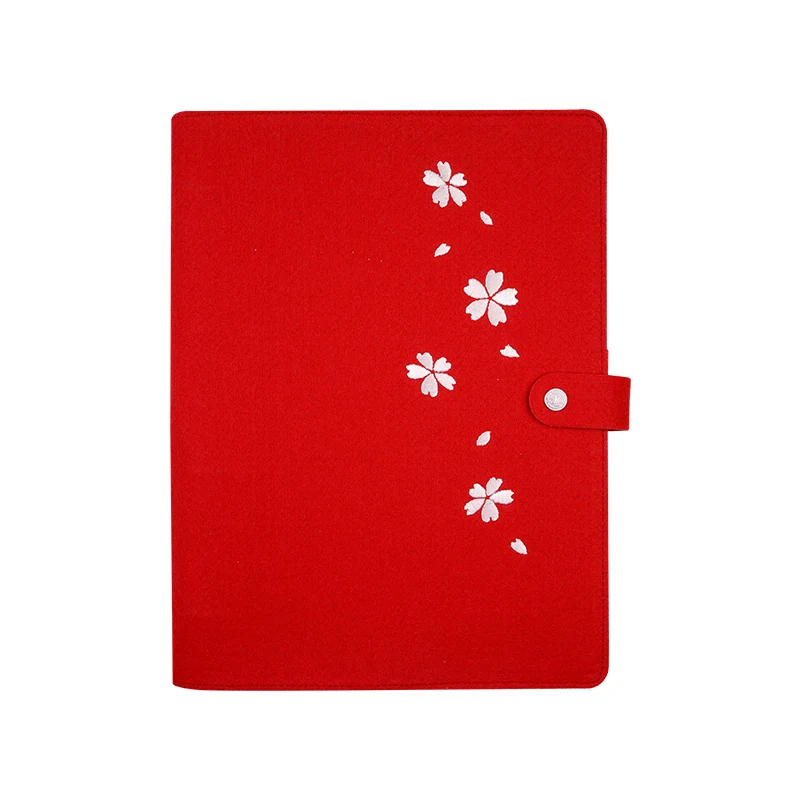 Cherry Red Большой блокнот на спирали, блокнот формата А4, ежедневник, ежедневник, блокнот-органайзер, школьные, офисные принадлежности - Цвет: Cherry Red