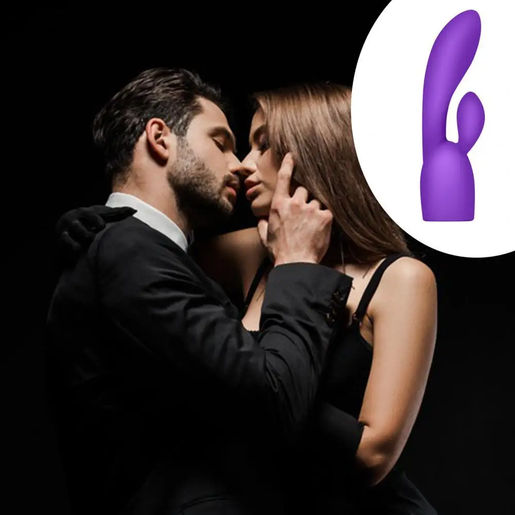 Соло Вибратор Рукава массажер крышка заячьи ушки дизайн силиконовый G-Spot