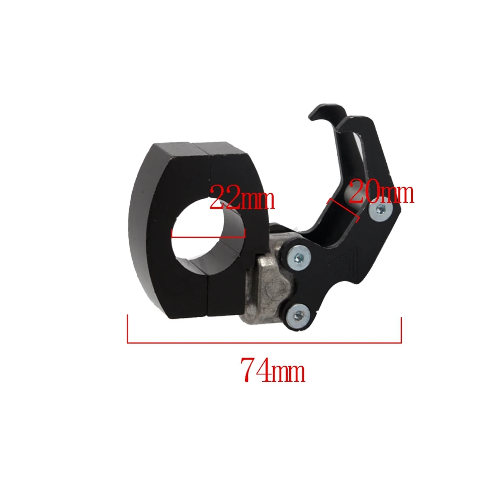 Универсальный 6 мм Винт 22 Зажим Руль мотоцикла крюк вешалка шлем сумка гаджет
