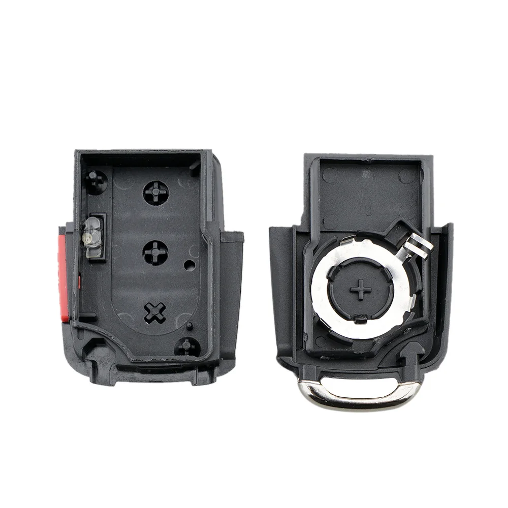Чехол для дистанционного ключа QWMEND с 3 кнопками Vw Jetta Golf Passat Beetle Polo Skoda 2004-2011