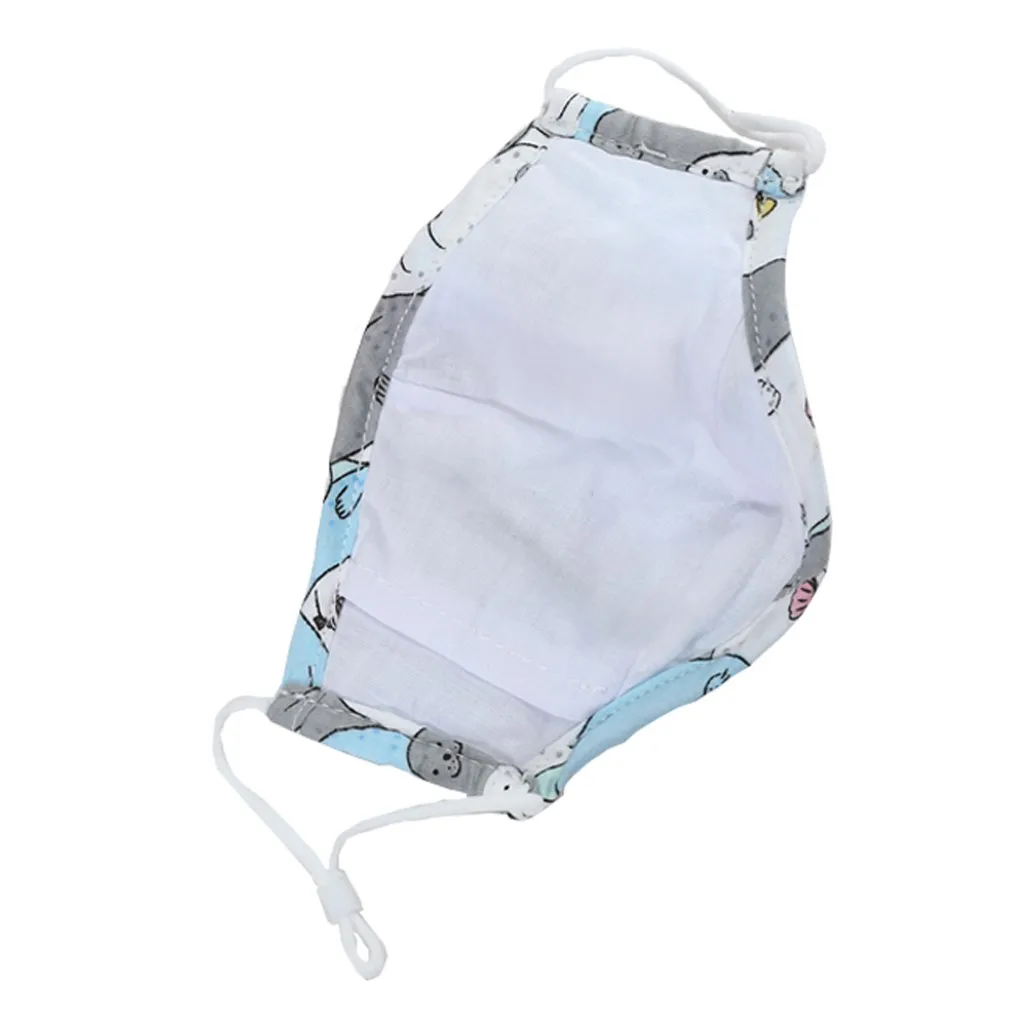 

5PCS PM2.5 Children Mouth Mask For Kids Cartoon Thicken Mask Warm Dust Mask Facial Protective Covers Mouth Cap