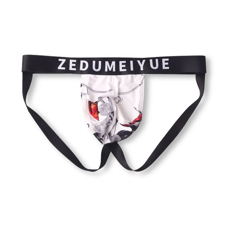 Gay briefs Men jockstrap Sexy male Underwear Men Jockstrap Briefs Gay Slip Cuecas Men thongs Strings tanga Penis Pouch jockstrap