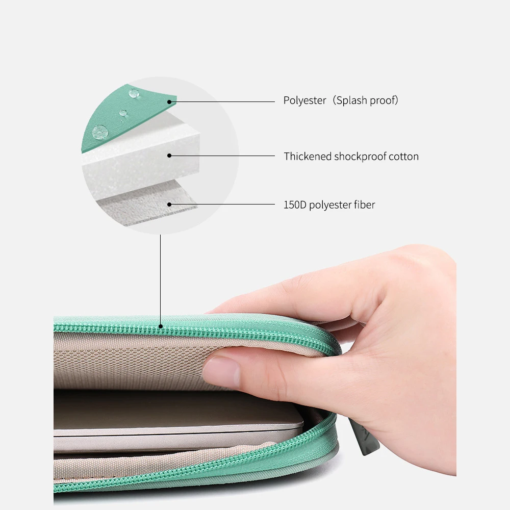 Shouldcat A4 Document Bags Filing Pouch Portable Waterproof Polyester Cloth Organized Tote For Notebooks Pens Computer Stuff Bag